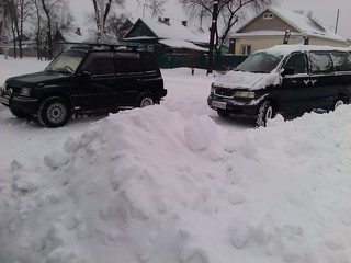 Снегопад накрыл Уссурийск