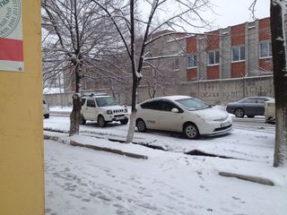 Первый большой снег пошел сегодня в Уссурийске