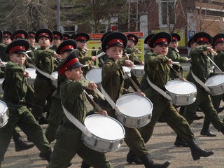 Рота барабанщиков Уссурийского суворовского училища откроет парад Победы в Хабаровске 