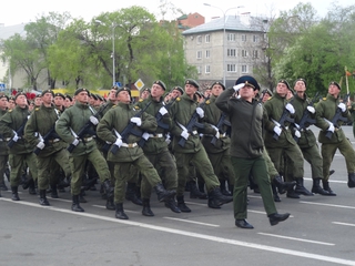 Репетиции парада Победы проходят в Уссурийске