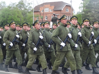 Репетиции парада Победы проходят в Уссурийске