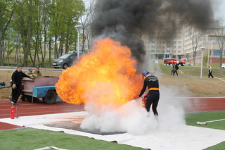 2 место заняли юные пожарные из Уссурийска в соревнованиях по пожарно-прикладному спорту