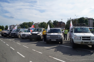 Международный автопробег Москва-Сеул прибыл в Уссурийск
