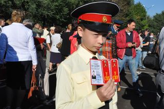 80 приморских мальчишек прошли посвящение в суворовцы