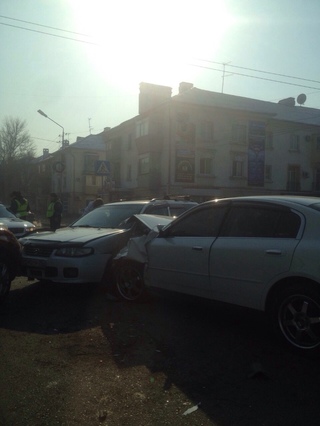 Пьяный водитель стал виновником сразу двух ДТП в Уссурийске. Видео