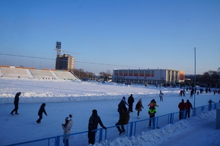 Жители Уссурийска предпочитают активный отдых на зимних каникулах