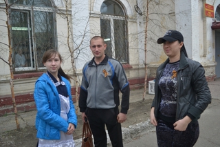 Полицейские и школьники провели акцию «Георгиевская лента» в Уссурийске