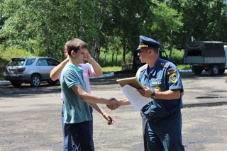Соревнования добровольных пожарных дружин впервые прошли в Уссурийске