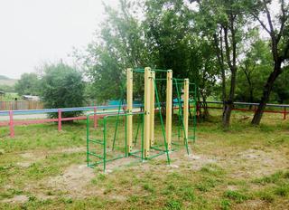 В селе Улитовка появилась новая детская спортивная площадка
