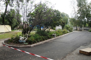 Коррекционную школу Уссурийска восстанавливают после тайфуна «Гони»
