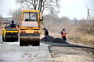 Ремонт дорог в Уссурийске продолжается