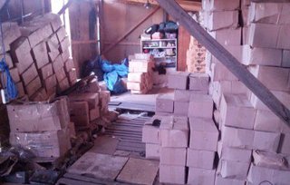 7 тонн варено-мороженого краба обнаружены на территории частного домовладения в Уссурийске