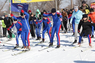 На базе отдыха «Южная» стартовала уссурийская «Лыжня России – 2016»