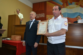 В Уссурийске состоялась торжественная церемония награждения лучших сотрудников ГИБДД