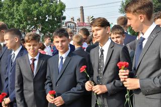 В честь окончания Второй мировой войны в Уссурийске состоялось памятное возложение цветов