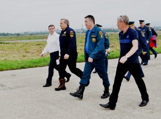 Министр МЧС России Владимир Пучков посетил Уссурийск