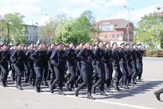 Военный парад прошел в Уссурийске