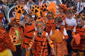 Около 2000 уссурийцев приняли участие в праздничном шествии в День тигра