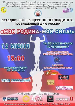 Праздничный концерт по черлидингу