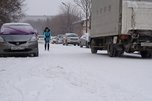 Снегоуборочная техника работает в Уссурийске в режиме нон-стоп