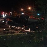 В Уссурийске пьяный водитель погиб врезавшись в столб