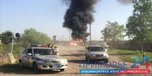 Страшный пожар полыхал в Уссурийске