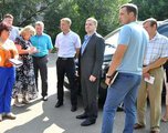 Выездную рабочую встречу по вопросам благоустройства в округе провел глава администрации УГО