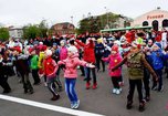 На общегородскую зарядку в Уссурийске пришло 500 человек