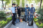 В Уссурийске полицейские и члены ДНД приняли участие во Всероссийской акции «Зелёная Россия»