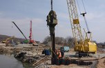 Начинается бетонирование моста к селу Кроуновка