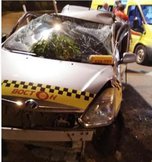 Таксист не справился с управлением ночью в Уссурийске