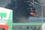 Крыша гостиницы загорелась в Уссурийске