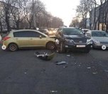Лихая иномарка протаранила Lexus в Уссурийске