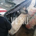 В Сергеевке на офицера упала бетонная плита