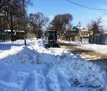 За ночь с уссурийских дорог на полигон вывезли почти 1100 кубометров снега