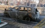 Всю ночь горел автомобиль в Уссурийске