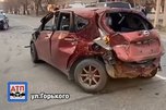 Водитель «огненного» спорткара устроил массовое ДТП в Приморье, есть пострадавший