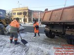 Техника продолжала работы на улицах города в ночное время и в выходные дни