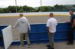 Новая хоккейная коробка появилась в школе поселка Тимирязевский