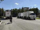 Мобильный медкомплекс работает в центре Уссурийска