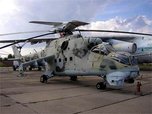 Разбился боевой вертолет Ми-24