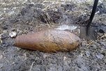 Местный житель обнаружил в поле авиабомбу