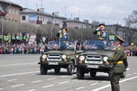 В Уссурийске прошёл военный Парад Победы