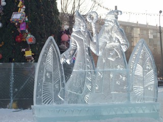Уссурийск останется без ледовых скульптур на центральной площади в Новый год