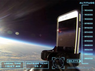iPhone 6 уронили из космоса, и он уцелел
