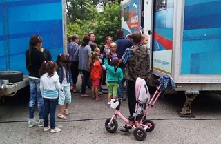 Детский автопоезд «Забота» принимает маленьких пациентов в отдаленных селах УГО