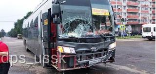 Жёсткое ДТП с автобусом и иномаркой произошло в Уссурийске