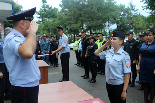 Молодые сотрудники полиции приняли Присягу в Уссурийске