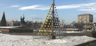 Возведение ледовых фигур в центре Уссурийска начнется на этих выходных