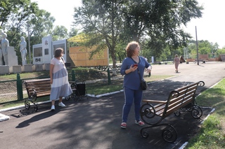 В Воздвиженке благоустроили территорию Дома культуры